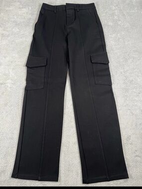 Hunter & Brown Womens XL Black Cargo Pants Soft Comfortable NEW